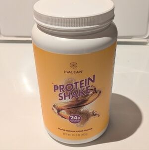 Isagenix Maple Brown Sugar Isalean Protein Shake Canister SEALED